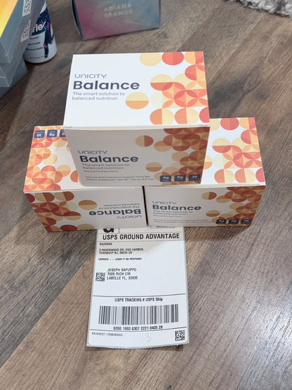 Unicity Balance Natural Orange Fiber Drink Mix – 30 Stick Packs