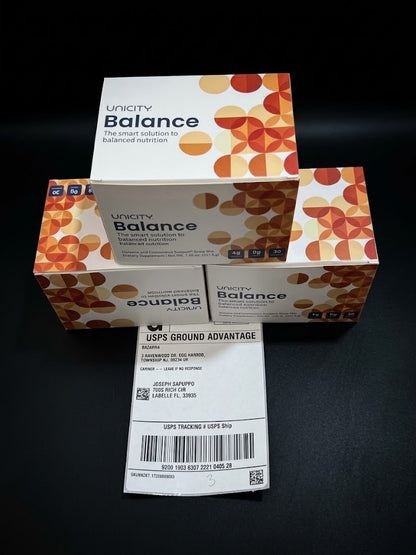 Unicity Balance Natural Orange Fiber Drink Mix – 30 Stick Packs