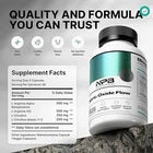 Nitric Oxide Flow 1500mg 60 Capsules Nature's Pure Blend Blood Flow Supplement pack of 2