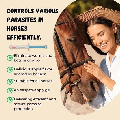 4 Pack New Paste Horse Dewormer Apple Flavor Exp 10/27 Free Shipping USA
