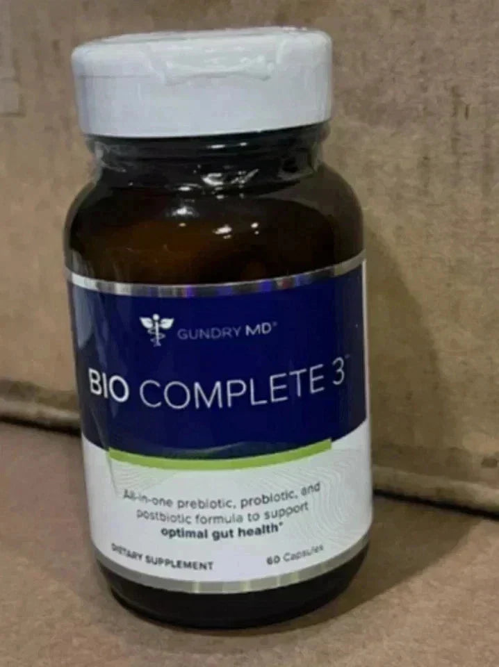 PACK 2 Gundry MD Bio Complete 3 Supplement 60 Caps Optimal Gut Health MFG 11/24